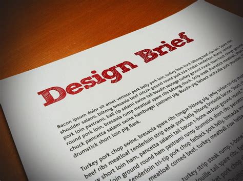 realistic designer briefs